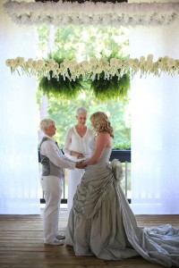 same sex lesbian wedding