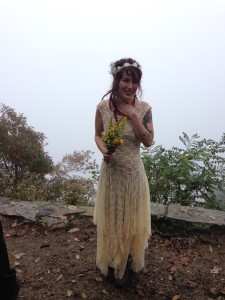marriage ceremony, Mt Pisgah, NC