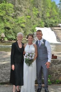 waterfall marriage ceremony