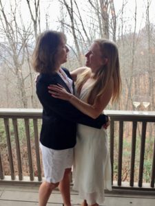two brides, asheville officiant