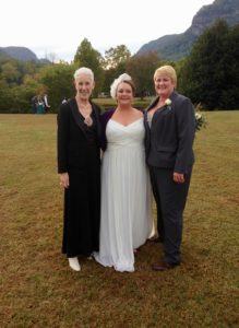 Lake Lure Inn marriage ceremony
