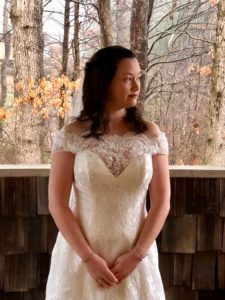 Blue Ridge Mountain bride